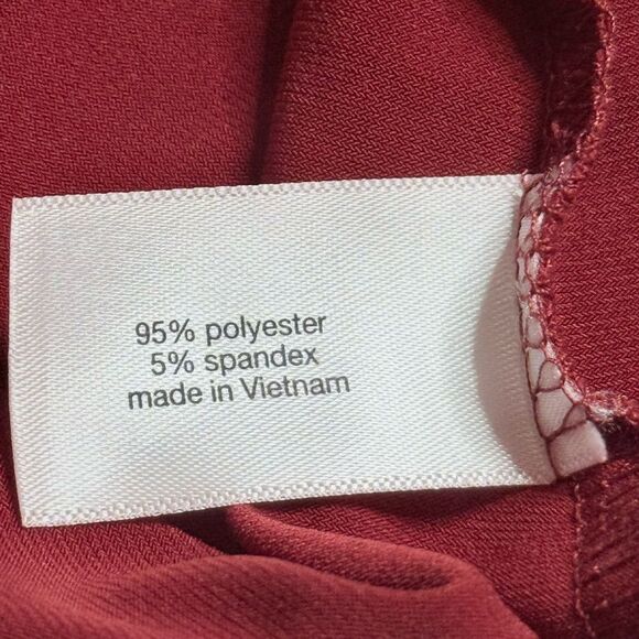 Lane Bryant Flutter Sleeve Dress Plus Sz 18/20 Red Stretchy Slinky NWT - Picture 11 of 13